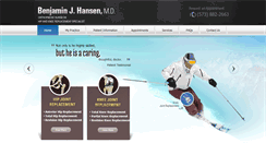 Desktop Screenshot of benhansenmd.com